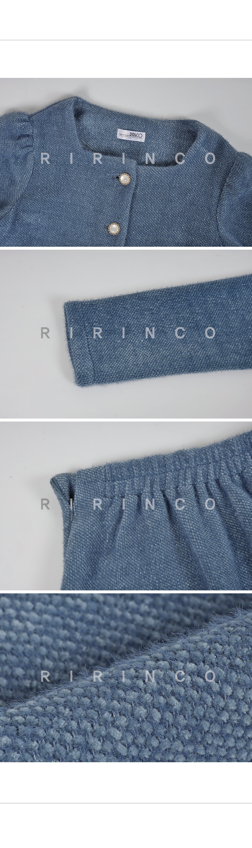 RIRINCO 起毛バックゴムミニツーピース